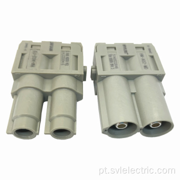 Conector modular reforçado com terminal de parafuso axial